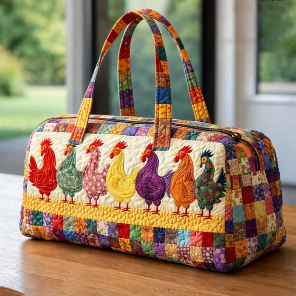 Elise | Handgefertigte weiche Reisetasche