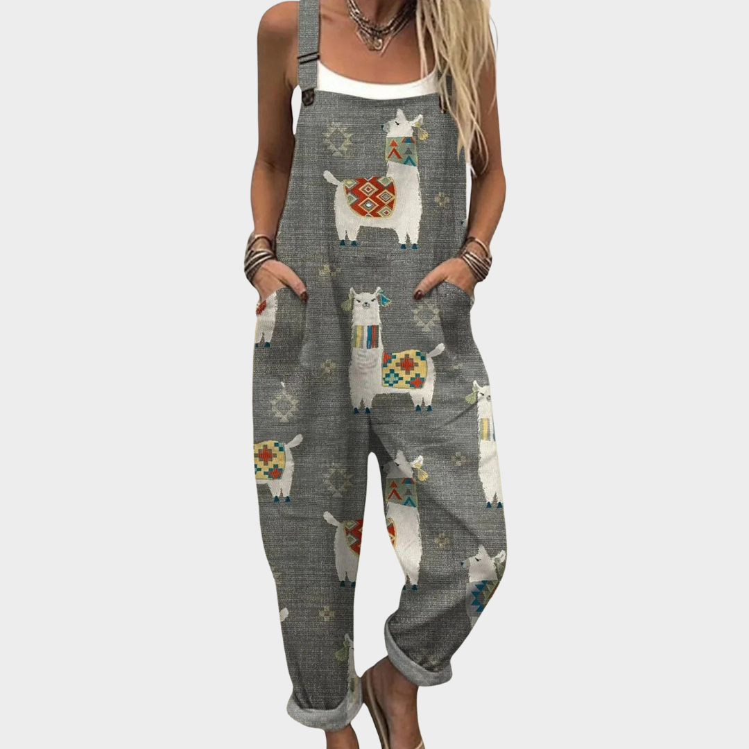 Petra – Bequemer Overall mit Print