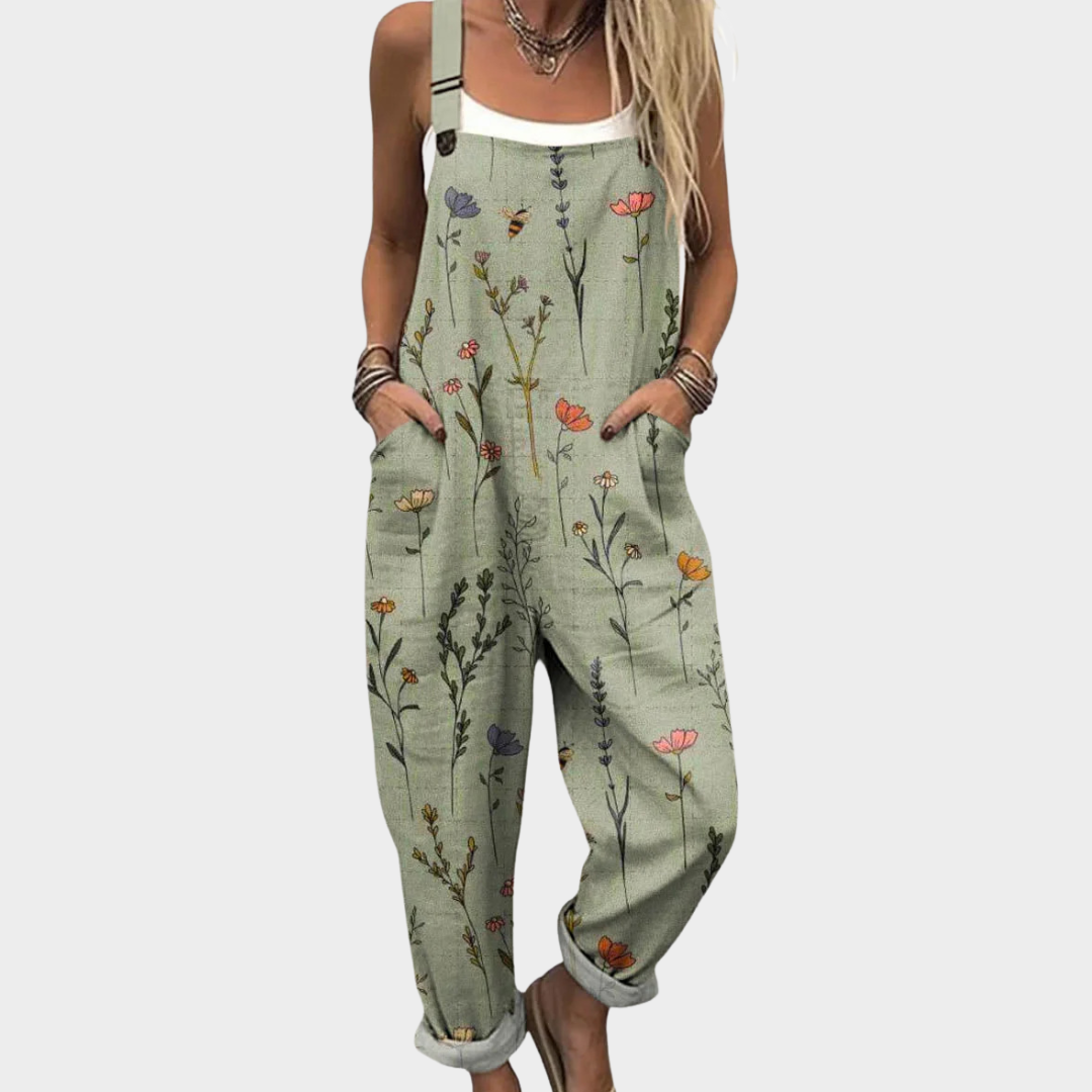 Clara – Bequemer Overall mit Print