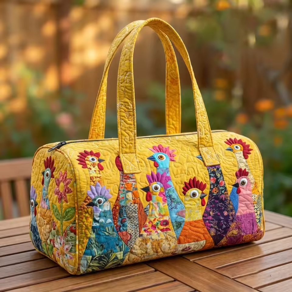 Estelle | Handgefertigte weiche Reisetasche