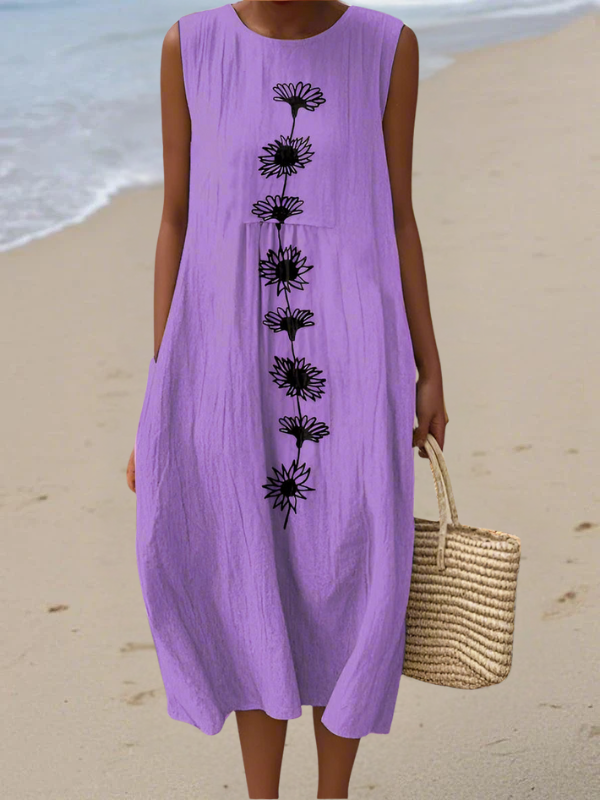 Emma | Leichtes ärmelloses Sommerkleid