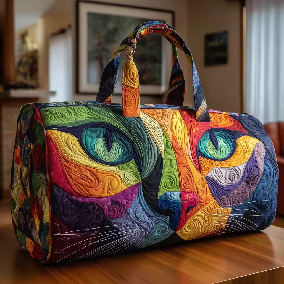 Laura | Handgefertigte weiche Reisetasche