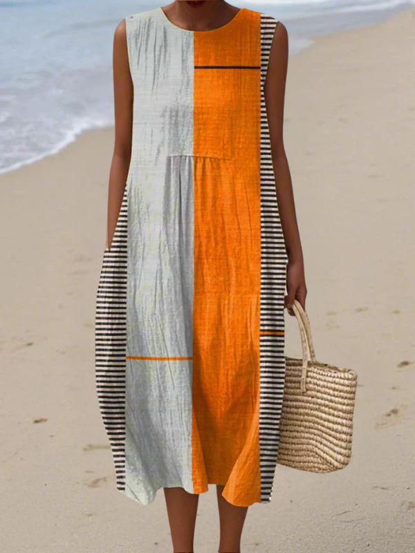 Meret | Leichtes ärmelloses Sommerkleid