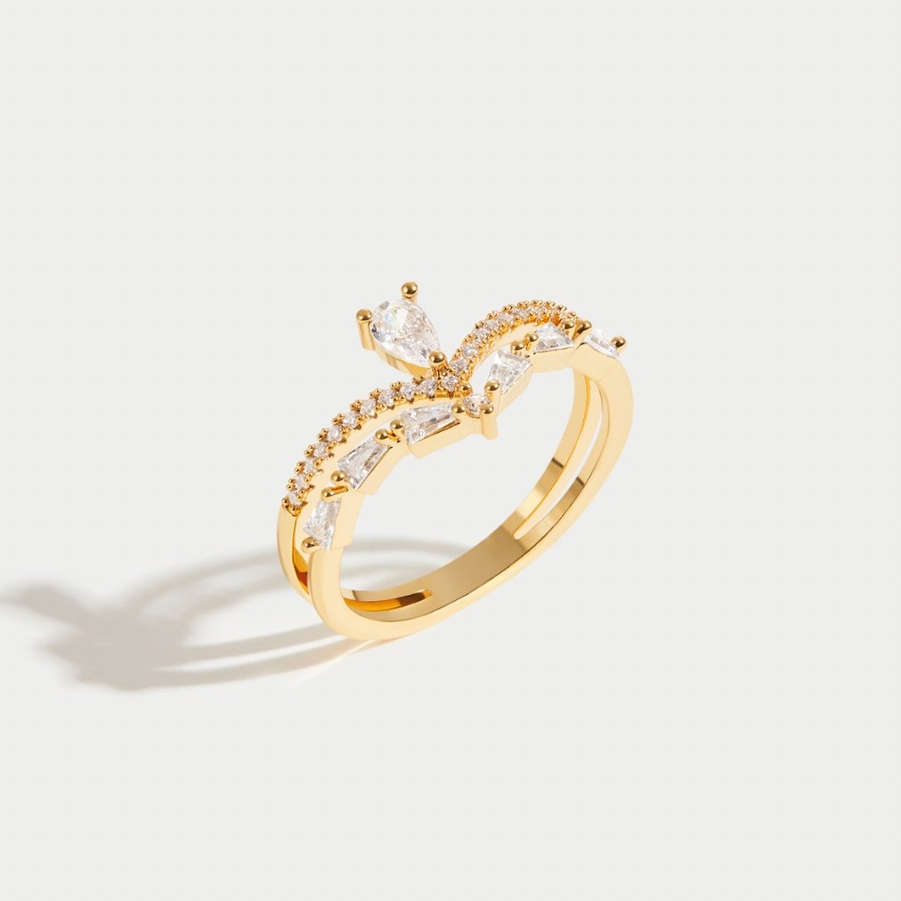 Aura – Eleganter Kristallring