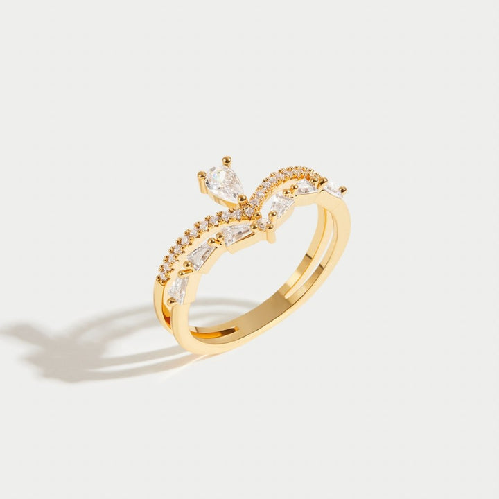 Aura – Eleganter Kristallring