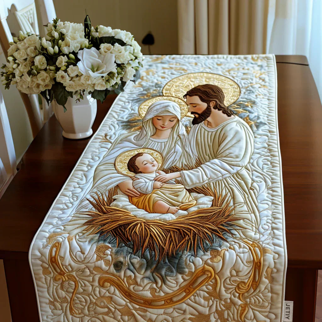 Quilt-Tischläufer – Glanz von Bethlehem