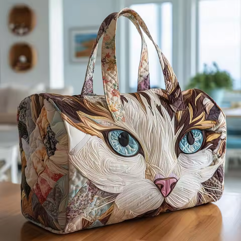 Bianca | Handgefertigte weiche Reisetasche