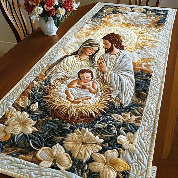 Quilt-Tischläufer „Göttliches Geschöpf"