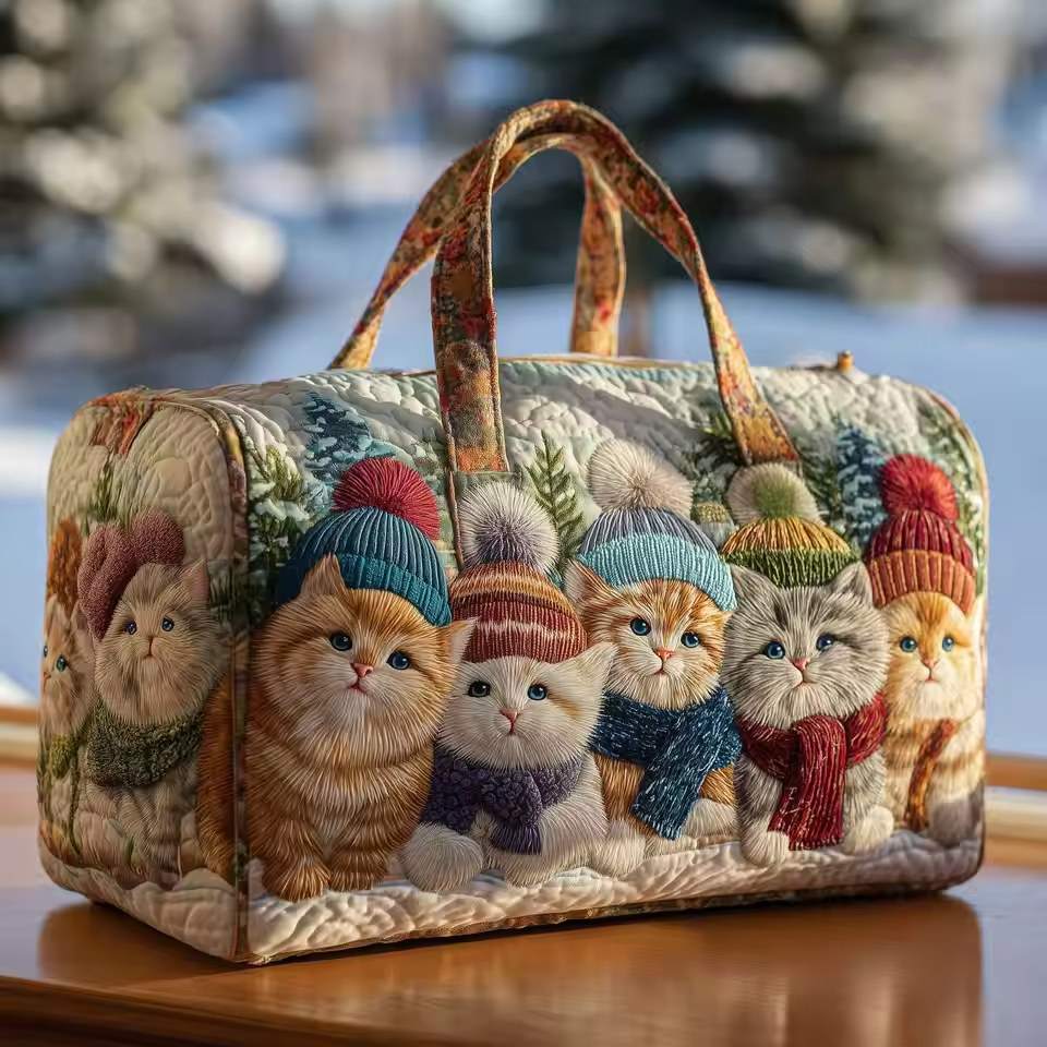 Martha | Handgefertigte weiche Reisetasche
