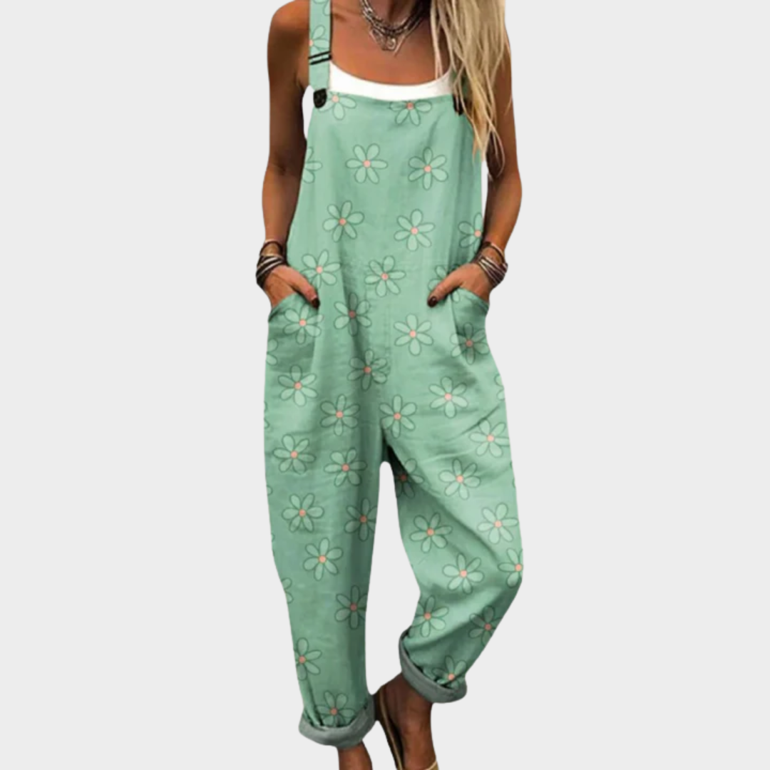 Nadine – Bequemer Overall mit Print