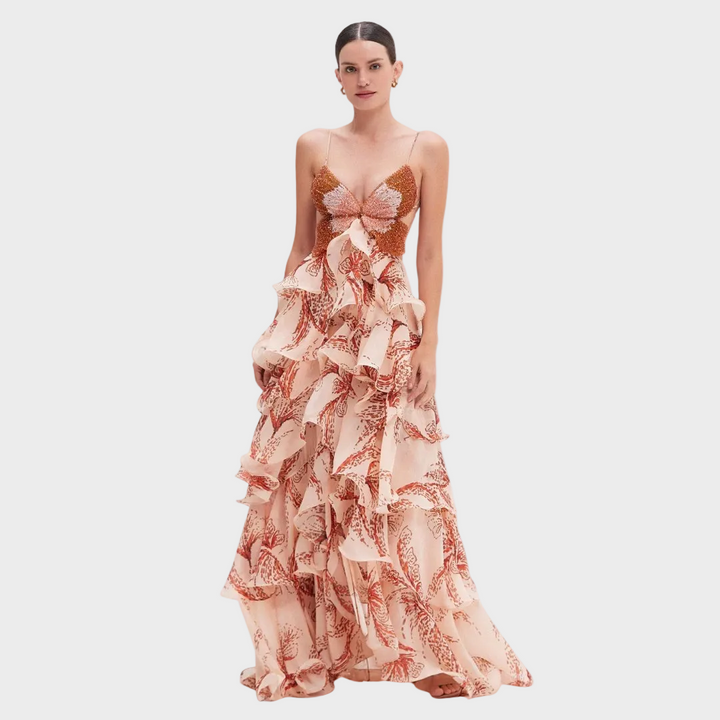 Nadine | Kleid mit Rüschendesign
