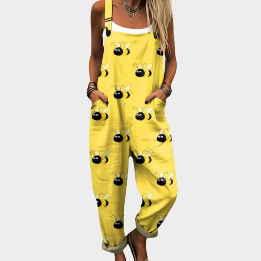 Cécile – Bequemer Overall mit Print