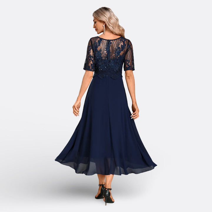 Mariana – Kurzarmkleid mit Spitze