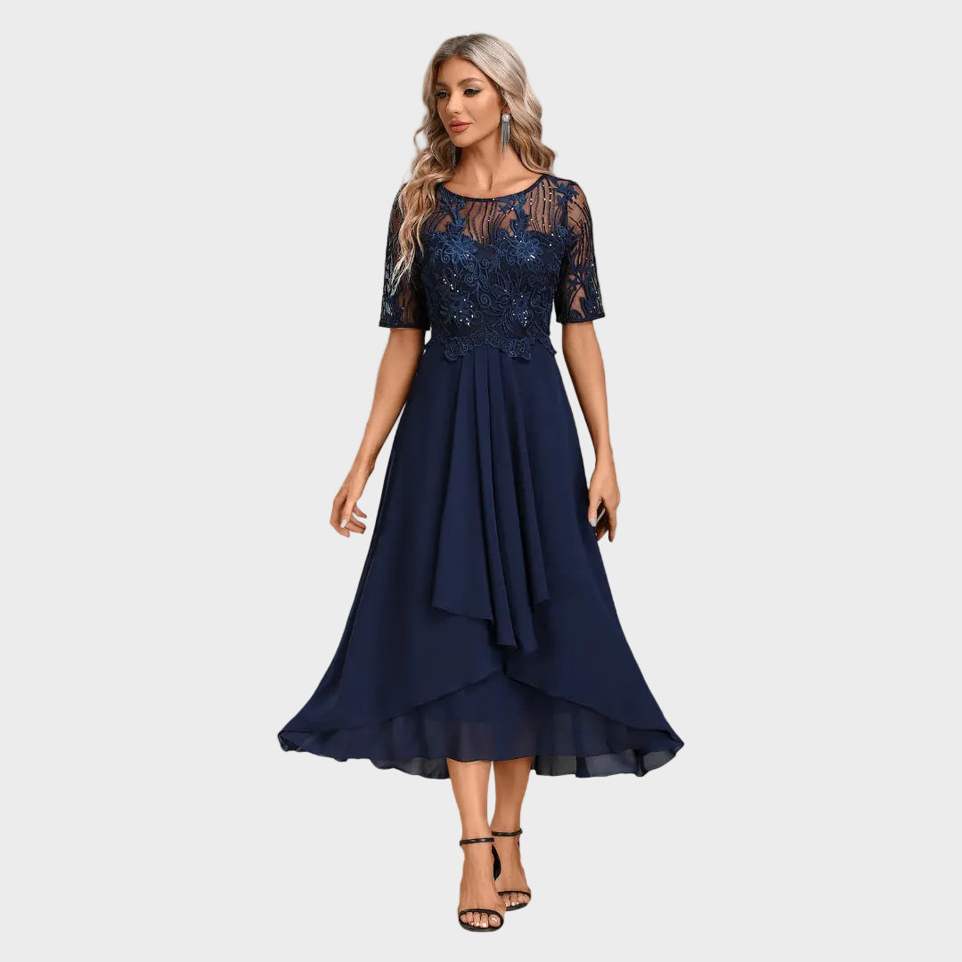 Mariana – Kurzarmkleid mit Spitze