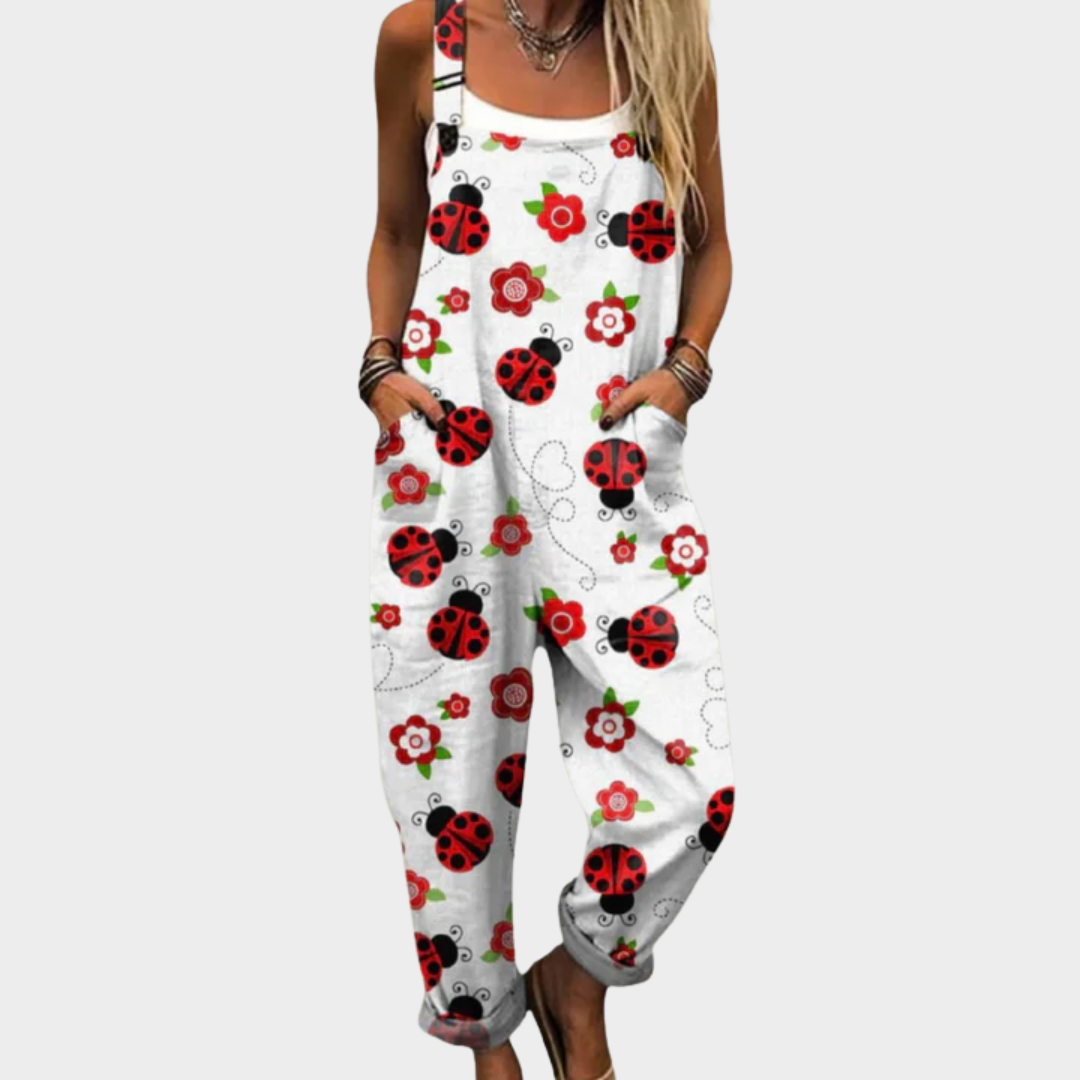 Rahel – Bequemer Overall mit Print