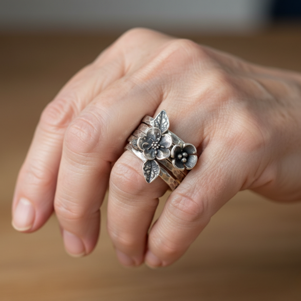 Vintage-Blumenring
