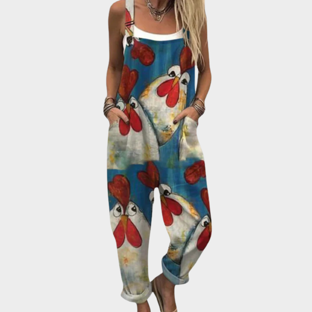Regina – Bequemer Overall mit Print