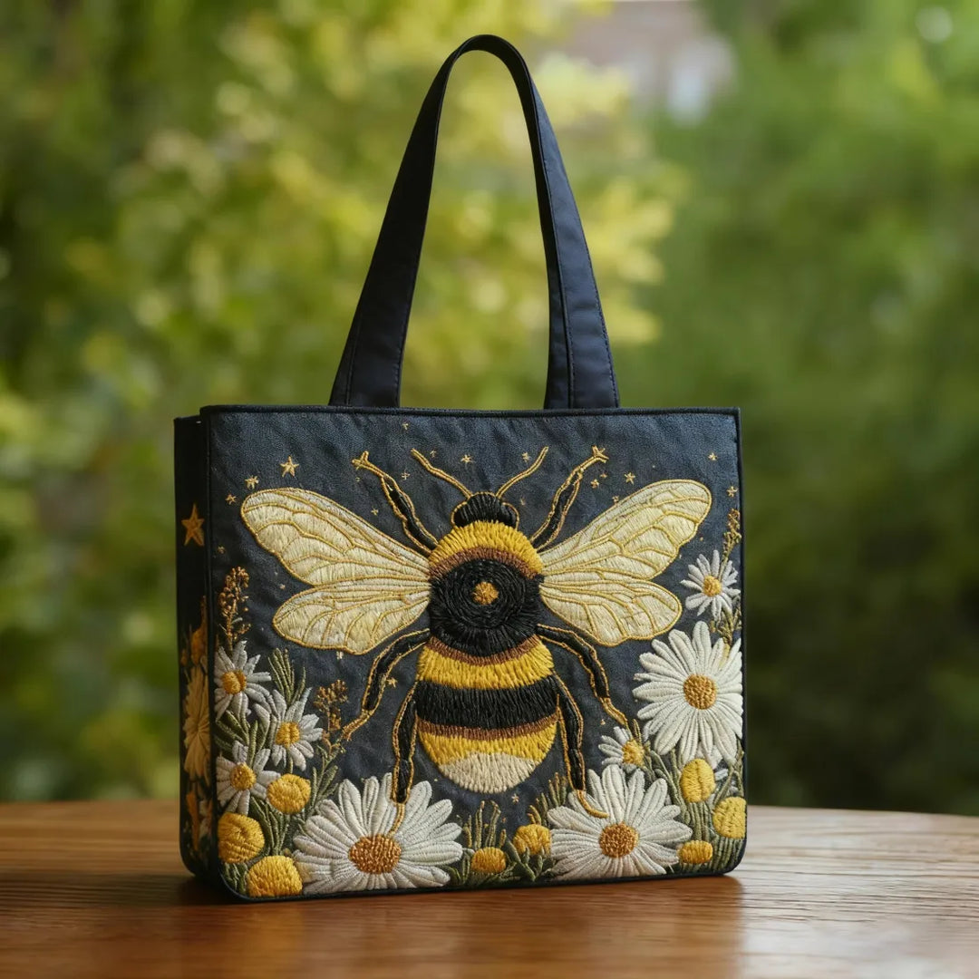 Handwerkstasche – Margeriten und Sternenbiene