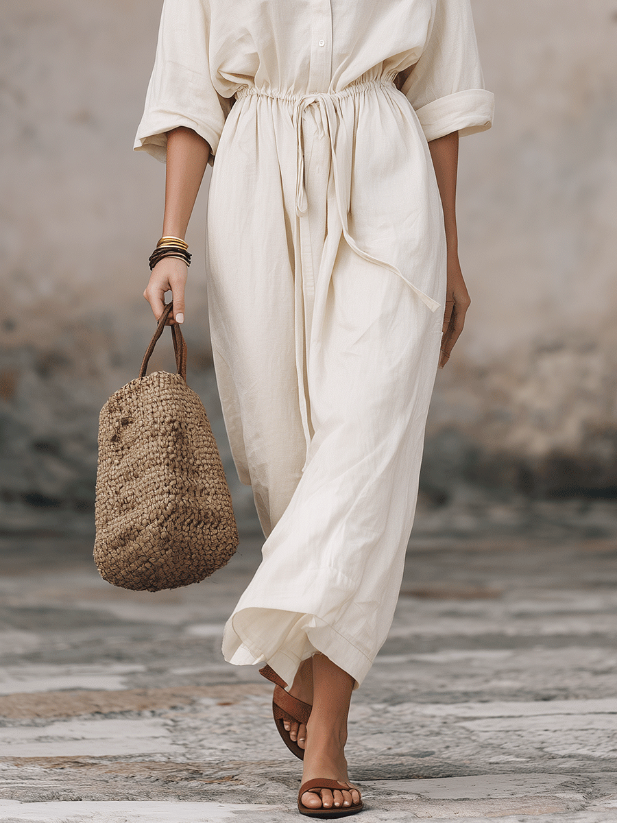 Sara | Kleid im Hemdstil
