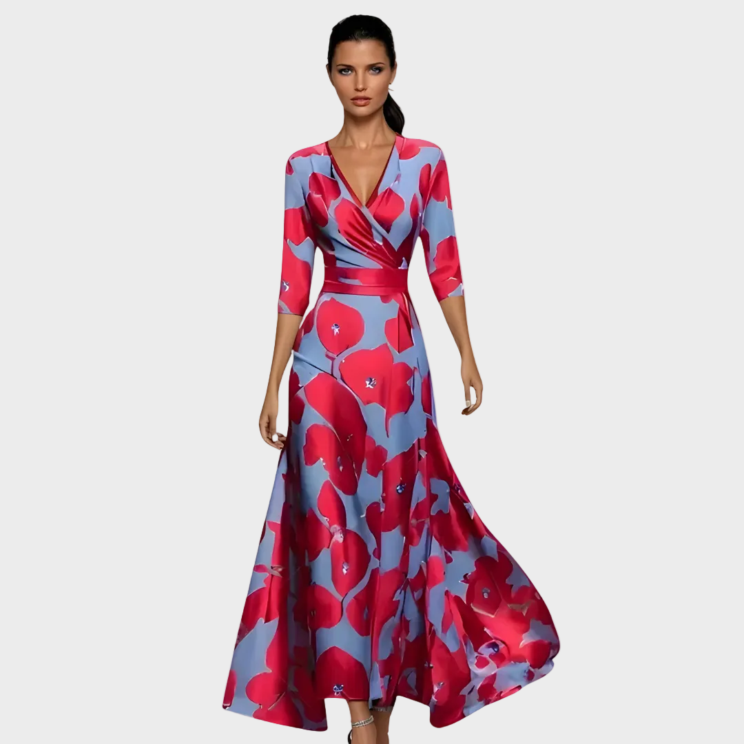 Emilia | Kleid mit Blumendruck