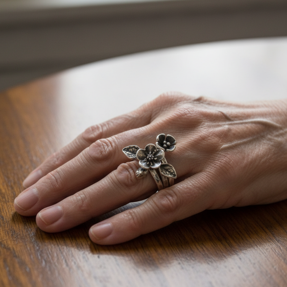 Vintage-Blumenring