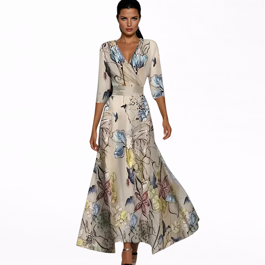 Emilia | Kleid mit Blumendruck