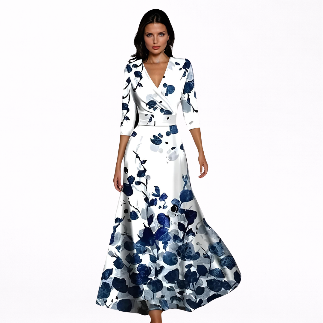 Emilia | Kleid mit Blumendruck
