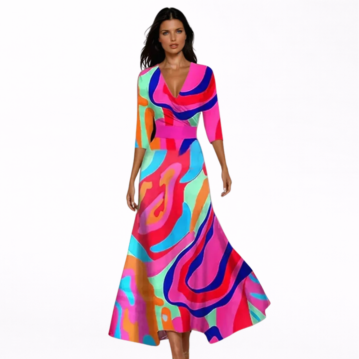 Emilia | Kleid mit Blumendruck