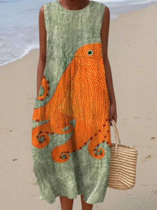 Tess | Leichtes ärmelloses Sommerkleid