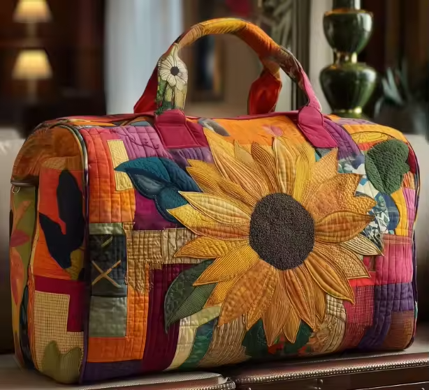 Victoria | Handgefertigte weiche Reisetasche