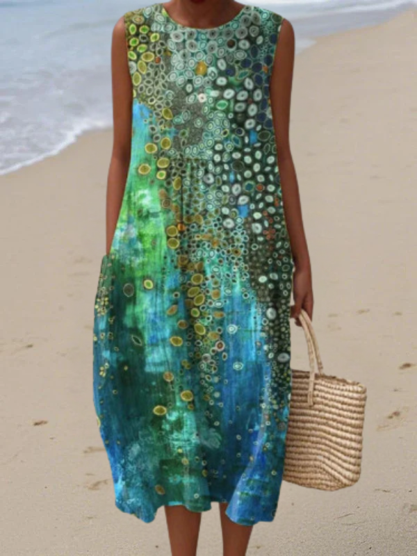 Zara | Leichtes ärmelloses Sommerkleid