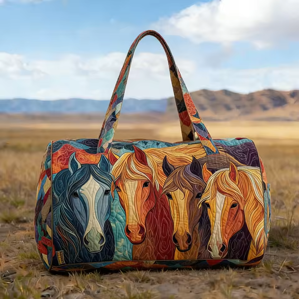 Bernadette | Handgefertigte weiche Reisetasche
