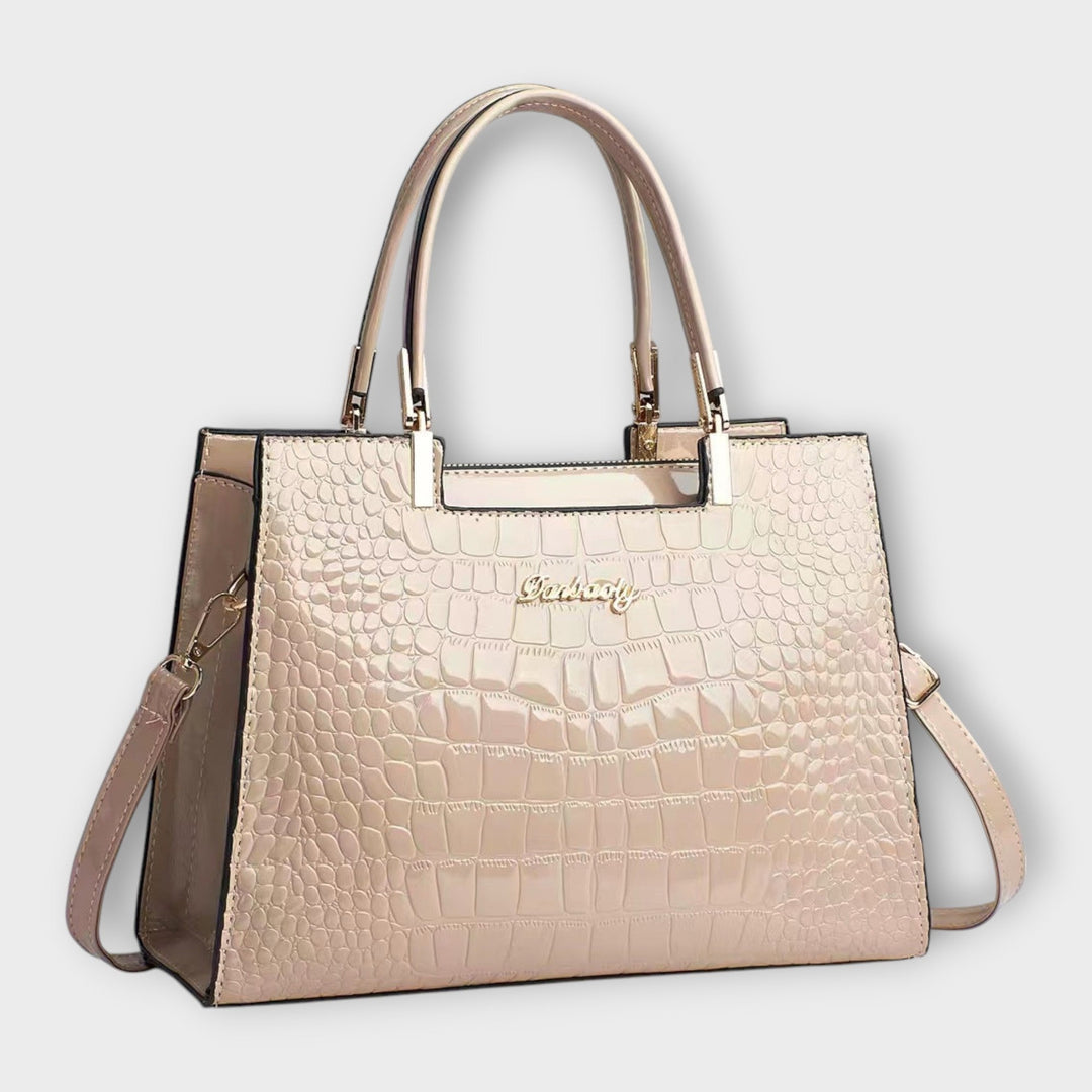 Agnes | Umhängetasche mit Krokodildesign
