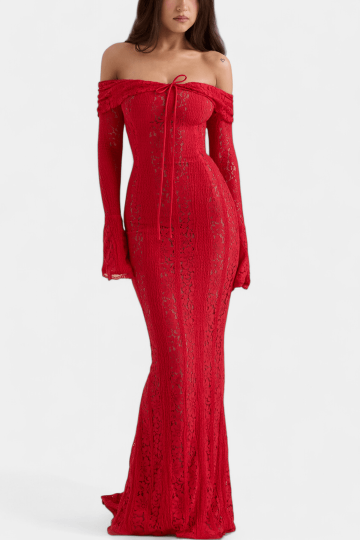 Albertine | Schulterfreies Kleid