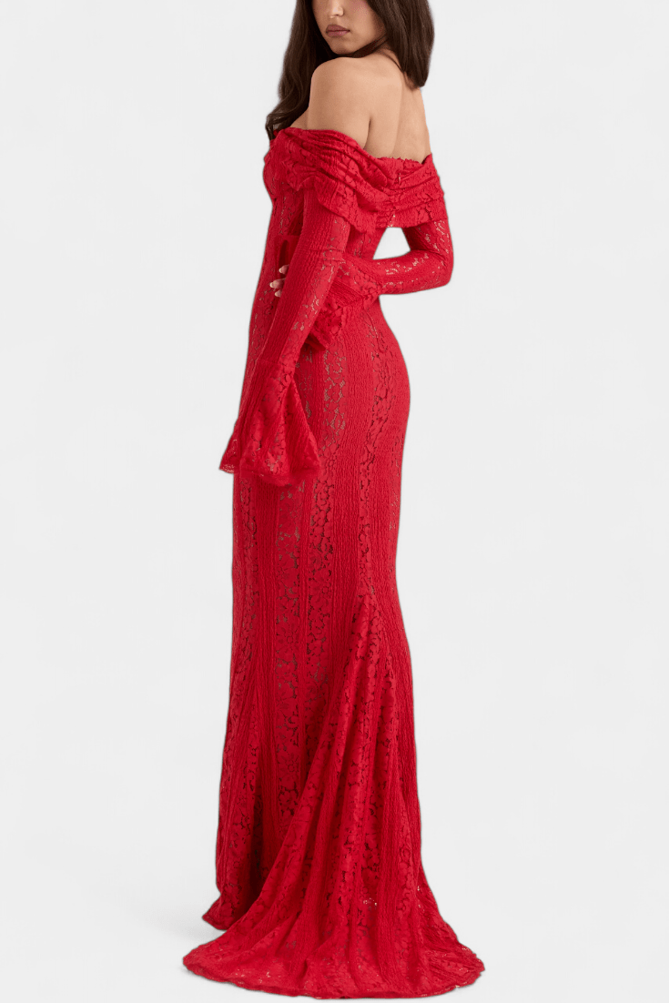 Albertine | Schulterfreies Kleid