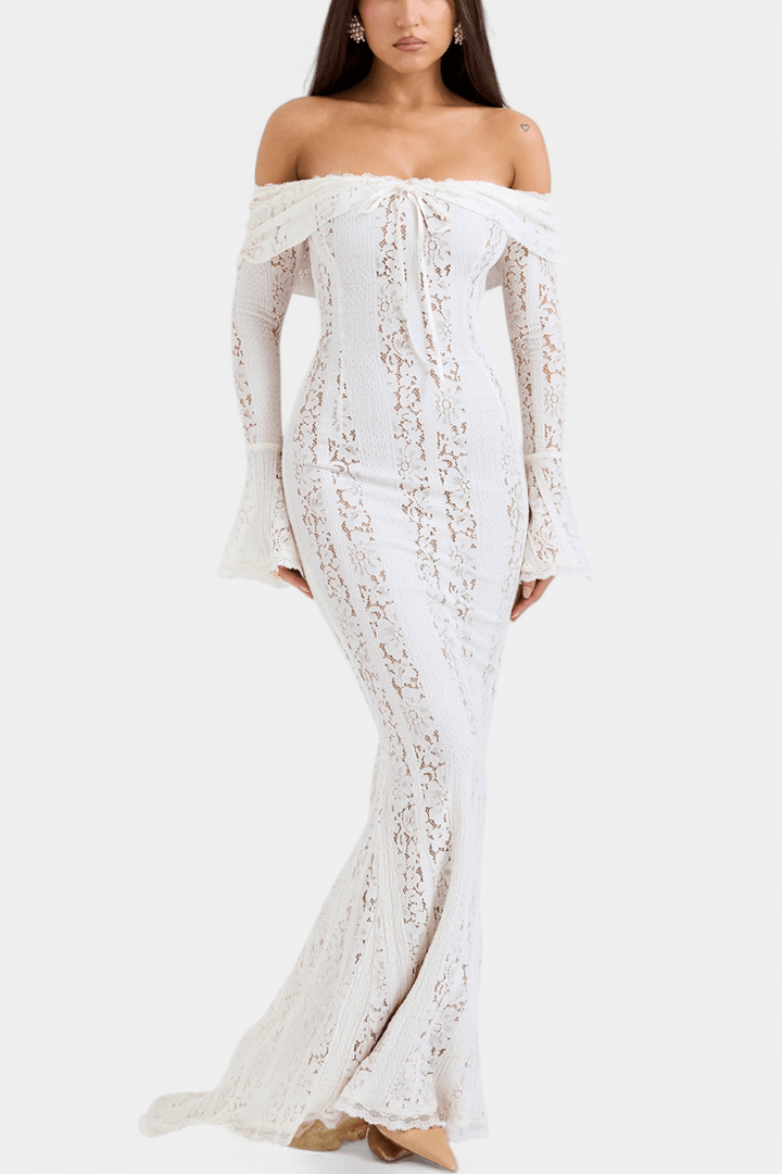 Albertine | Schulterfreies Kleid