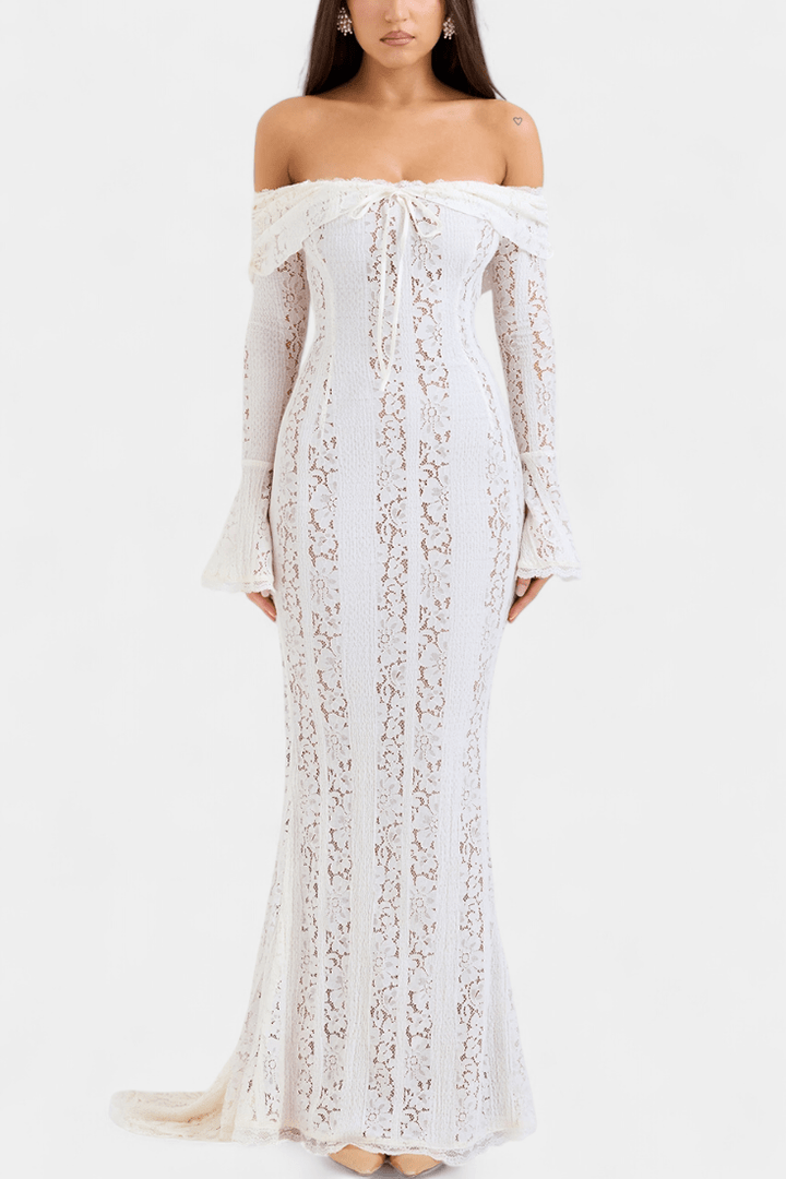 Albertine | Schulterfreies Kleid