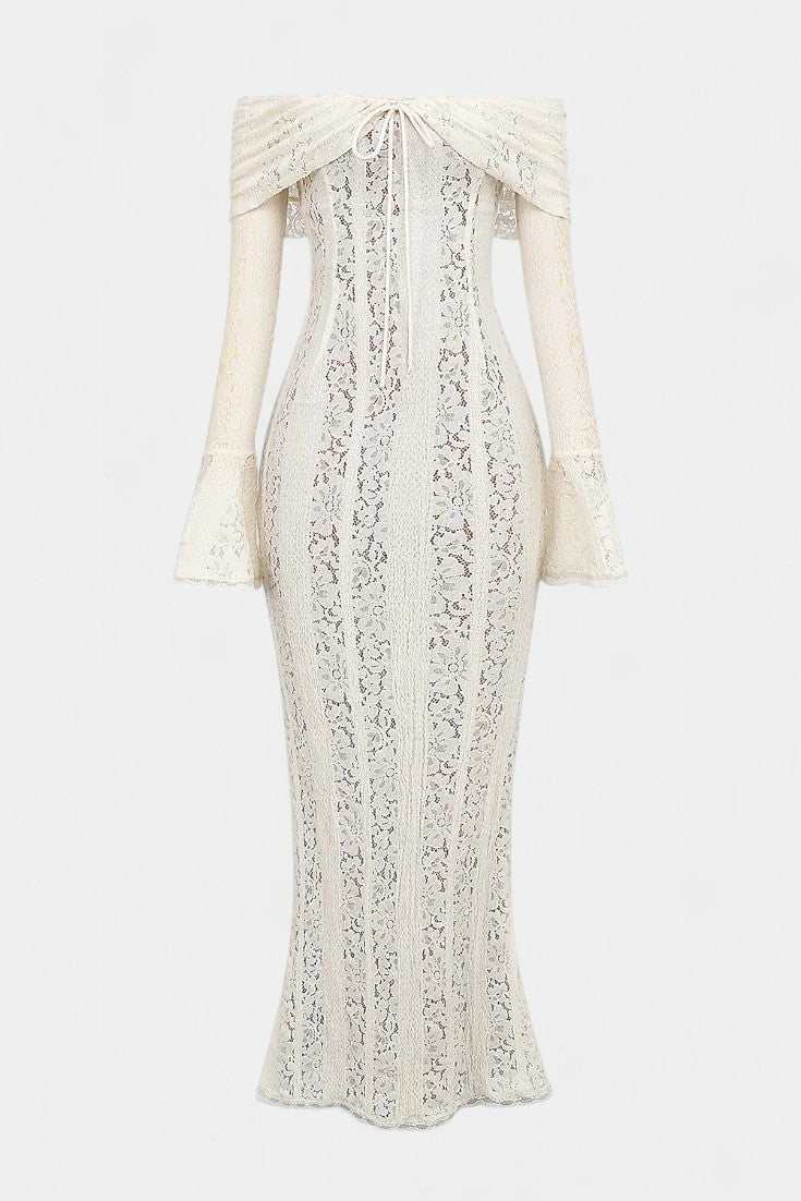 Albertine | Schulterfreies Kleid