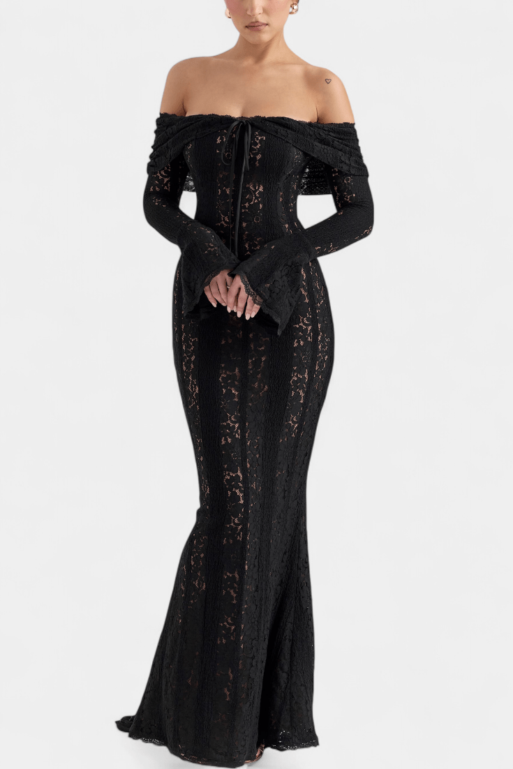 Albertine | Schulterfreies Kleid