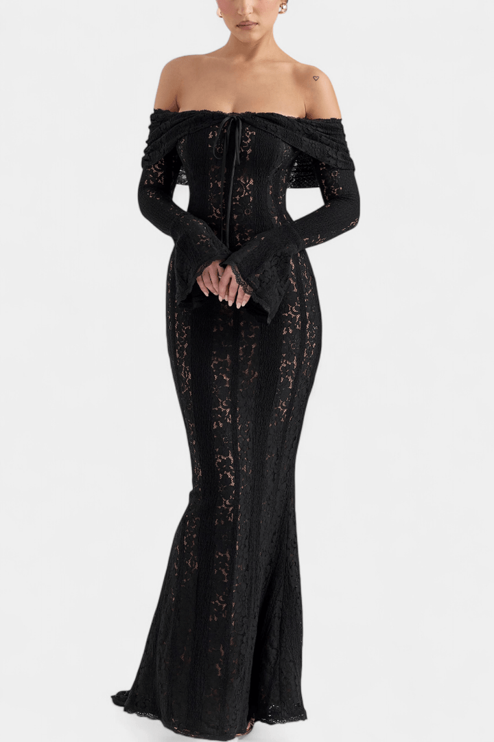 Albertine | Schulterfreies Kleid