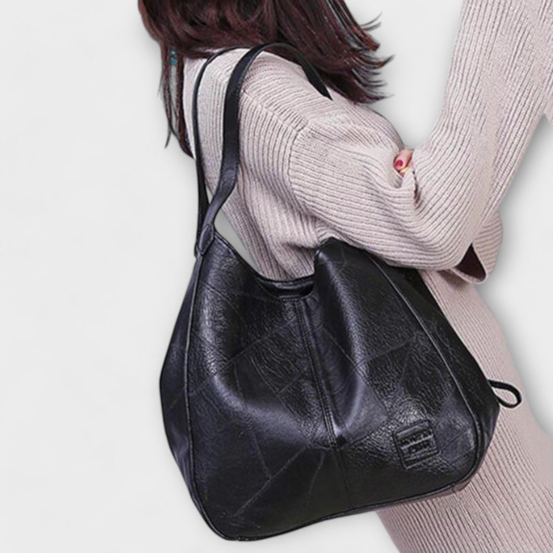 Albertine | Klassische Vintage-Leder-Tote-Bag