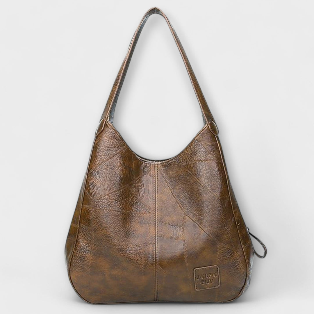 Albertine | Klassische Vintage-Leder-Tote-Bag