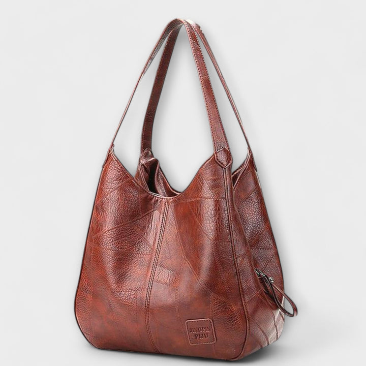 Albertine | Klassische Vintage-Leder-Tote-Bag