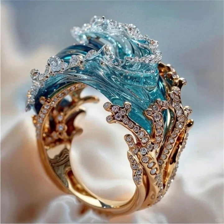 Barbara | Ring mit Meeresmotiv