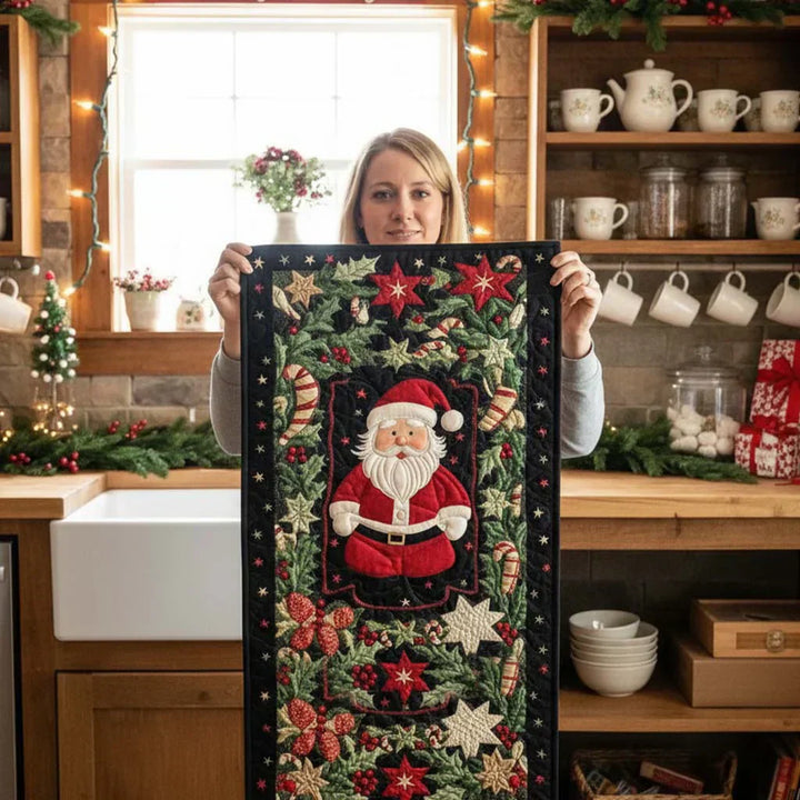 Quilt-Tischläufer – Nordlichtglanz
