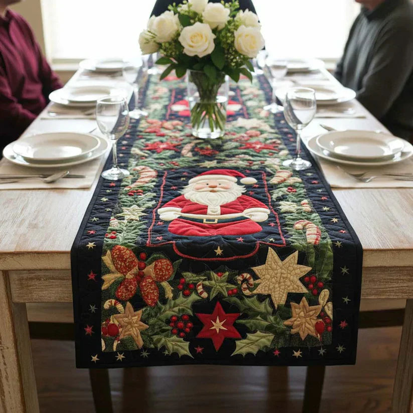 Quilt-Tischläufer – Nordlichtglanz