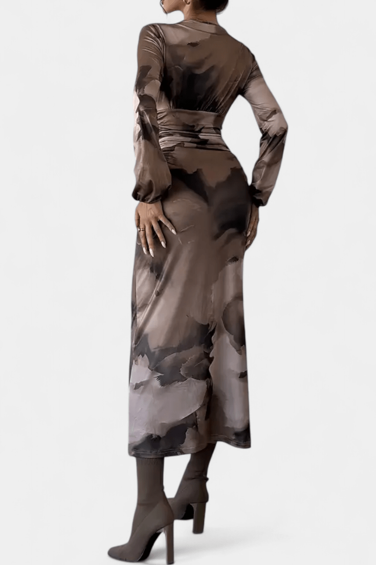 Auguste | Maxikleid mit V-Ausschnitt