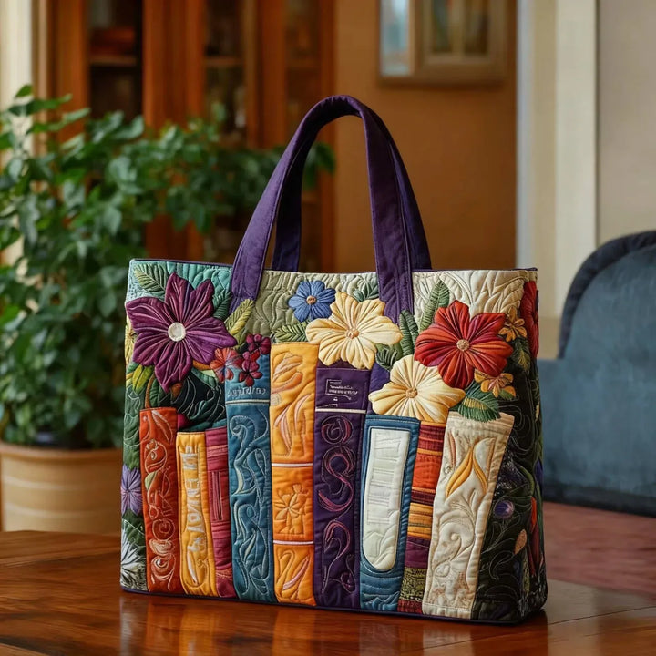 Quilt-Tote-Bag – Für Bücherliebhaber