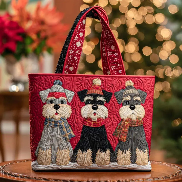 Handwerkstasche – Schnauzer-Trio