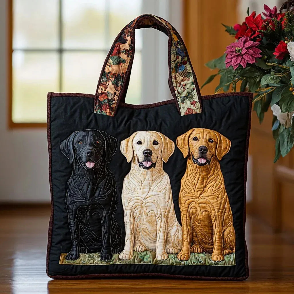 Handwerkstasche – Drei-Labrador-Design